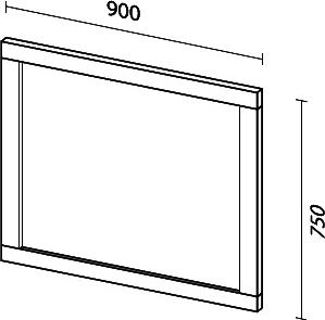 Зеркало Sanvit Кантри 90