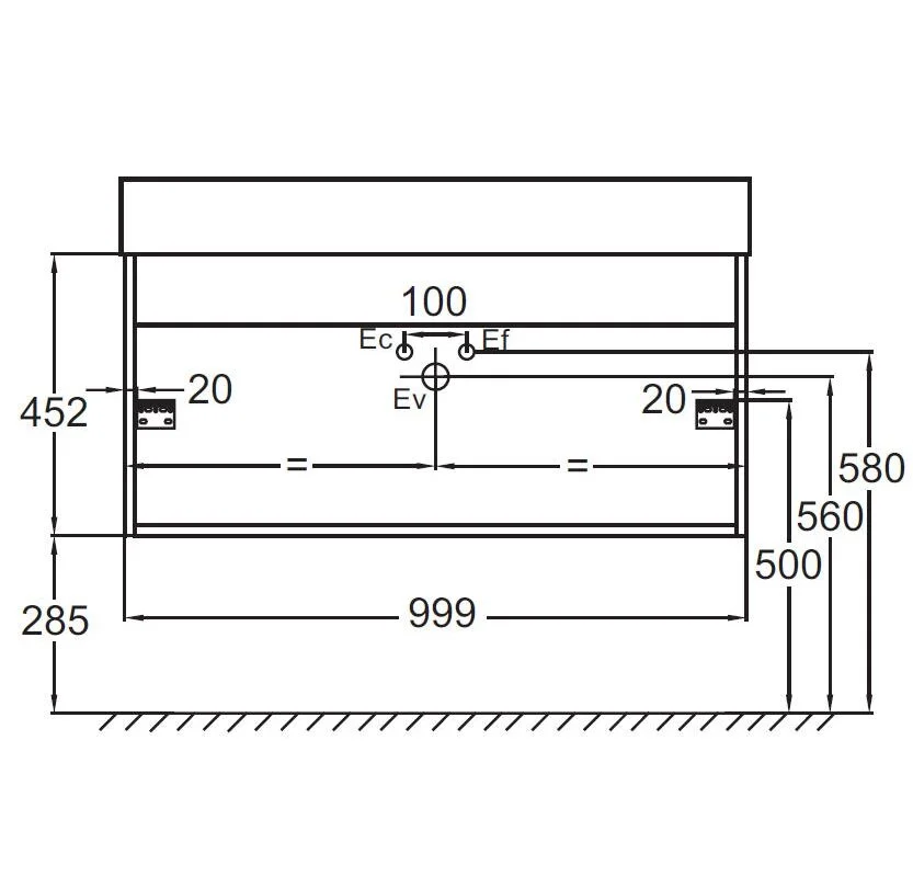 Тумба под раковину Jacob Delafon Vivienne EB1508-E52-F30 белый, коричневый