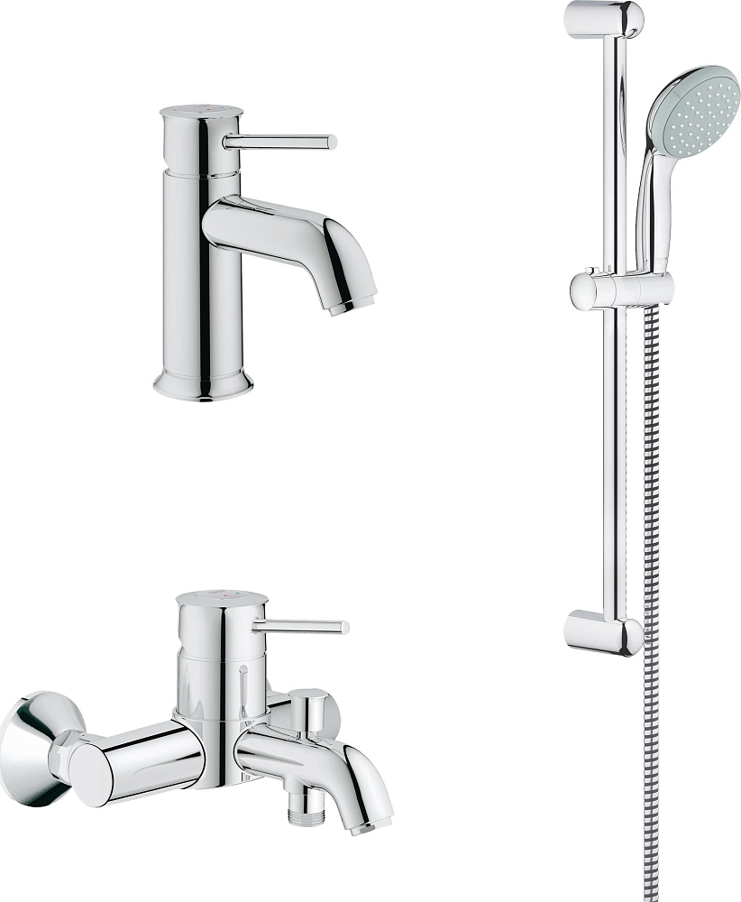 Душевой комплект Grohe BauClassic 124404