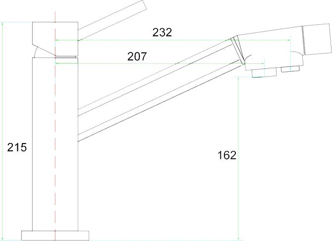 Смеситель Zorg Inox Etsi для кухонной мойки