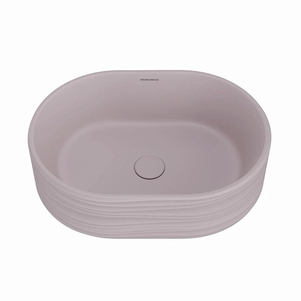 Раковина накладная Kerama Marazzi Artbasin SA.wb.50.MAL розовый