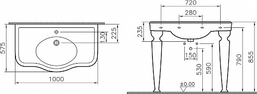 Ножки VitrA Efes 6210B003 1 шт.