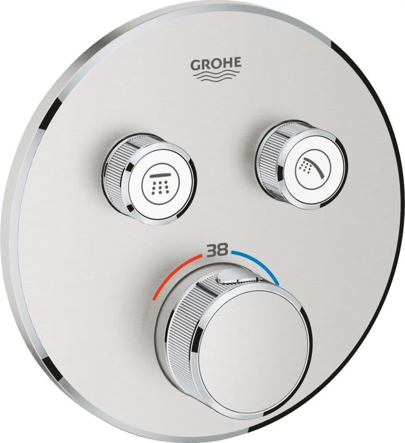 Термостат Grohe Grohtherm SmartControl 29119DC0 суперсталь