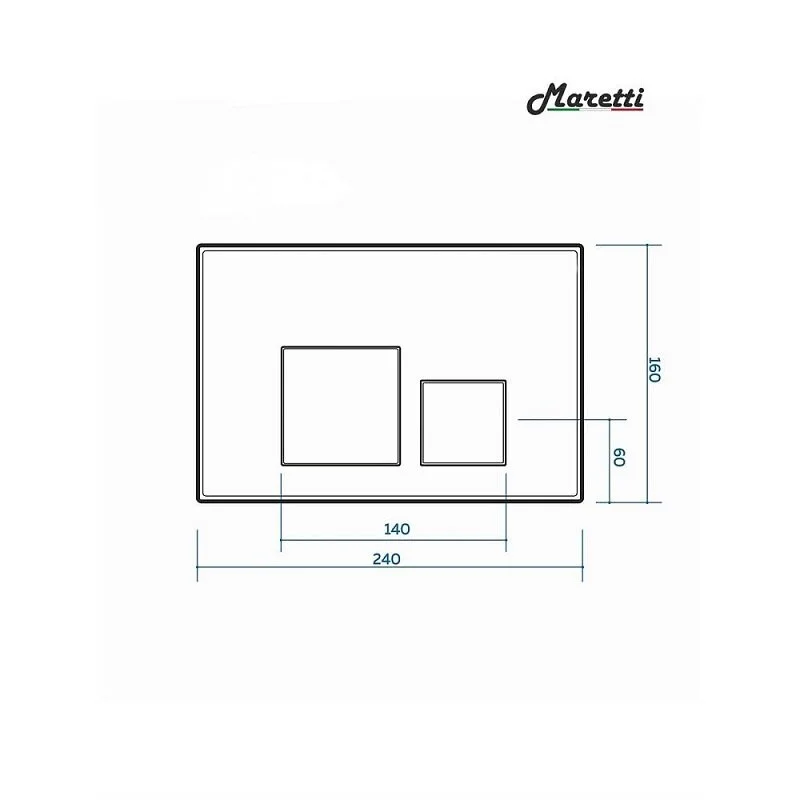 Инсталляция Maretti AC11P5211, с безободковым унитазом Umbria UM10PBM76-844, крышка-сиденье микролифт, клавиша Katrina AC12KA-740, белый, комплект, UM76KA74052