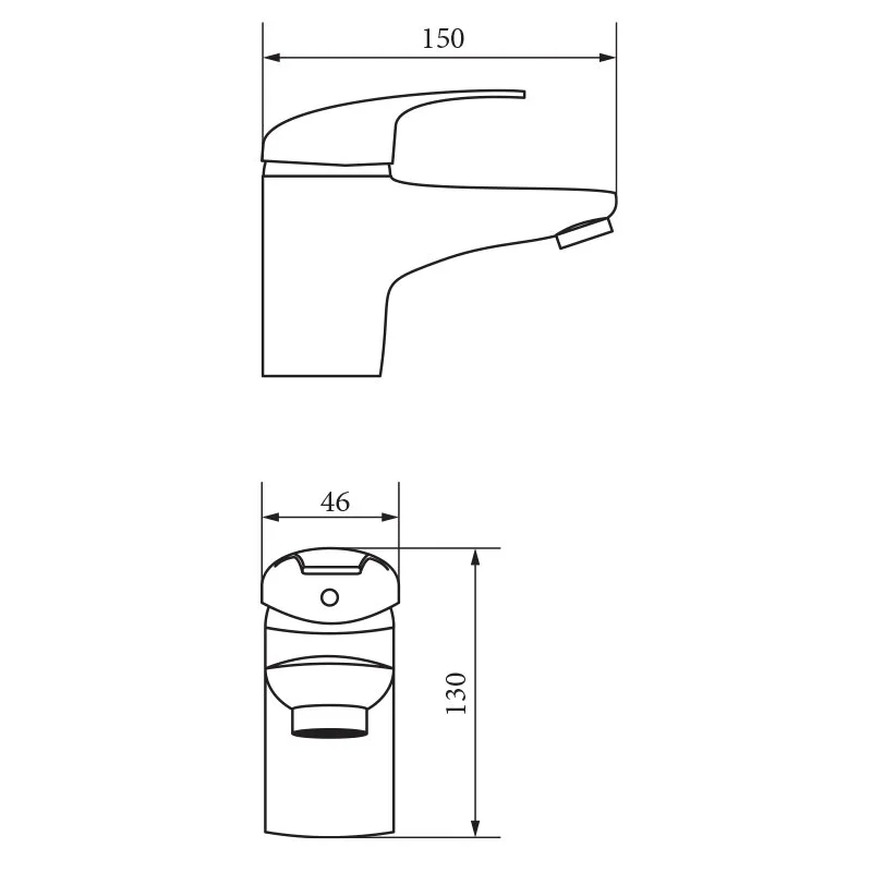 Смеситель для раковины Veragio Pont VR.PNT-2110.CR хром