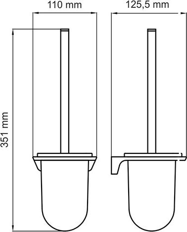 Ёршик WasserKRAFT Elbe K-7227 чёрный