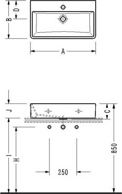 Раковина Serel 2046 60 см