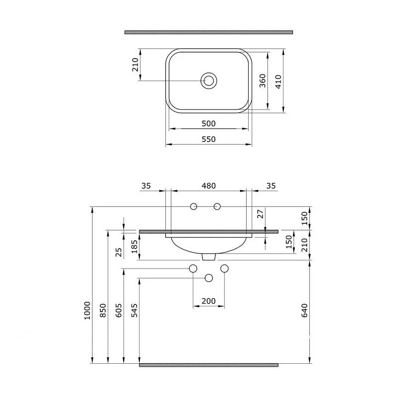 Раковина Bocchi Scala 1006-006-0125 серый