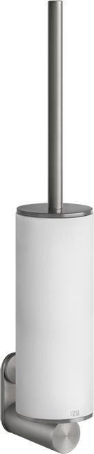 Ёршик для унитаза Gessi 316 54719#239, steel brushed / белый