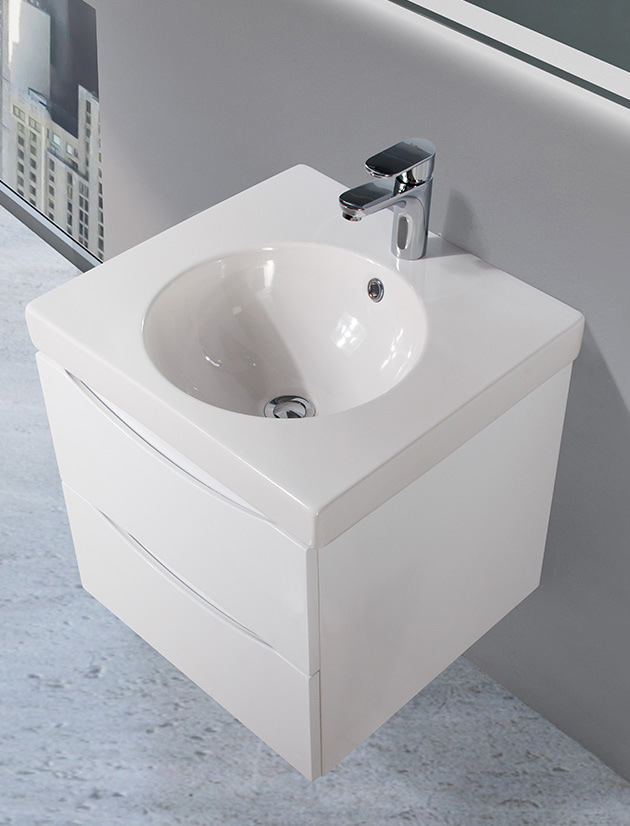 Тумба для комплекта BelBagno Fly 50 bianco lucido