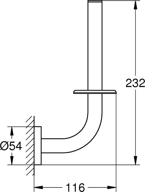 Держатель для запасных рулонов Grohe Essentials 40385EN1 никель, матовый