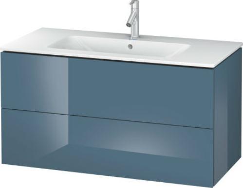 Тумба под раковину 102 см Duravit L-Cube LC624204747,синий глянец