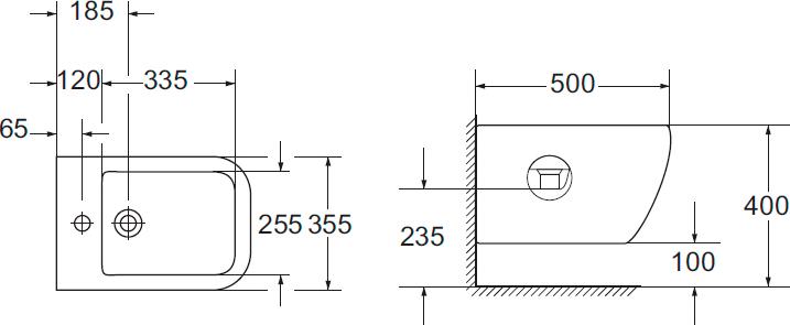 Подвесное биде BelBagno Alpina BB10100BH