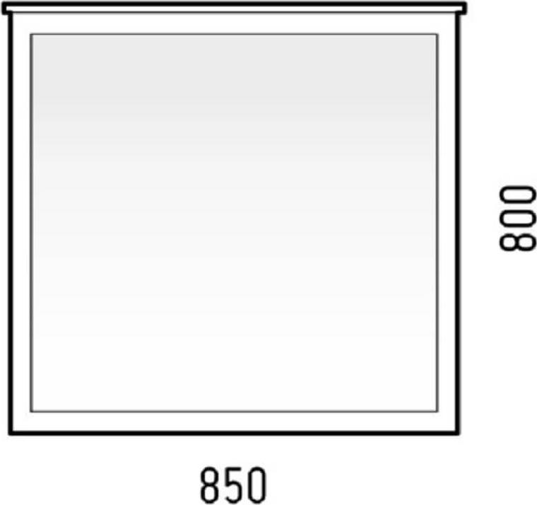 Зеркало Corozo Таормина 85 SD-00001109 Белое