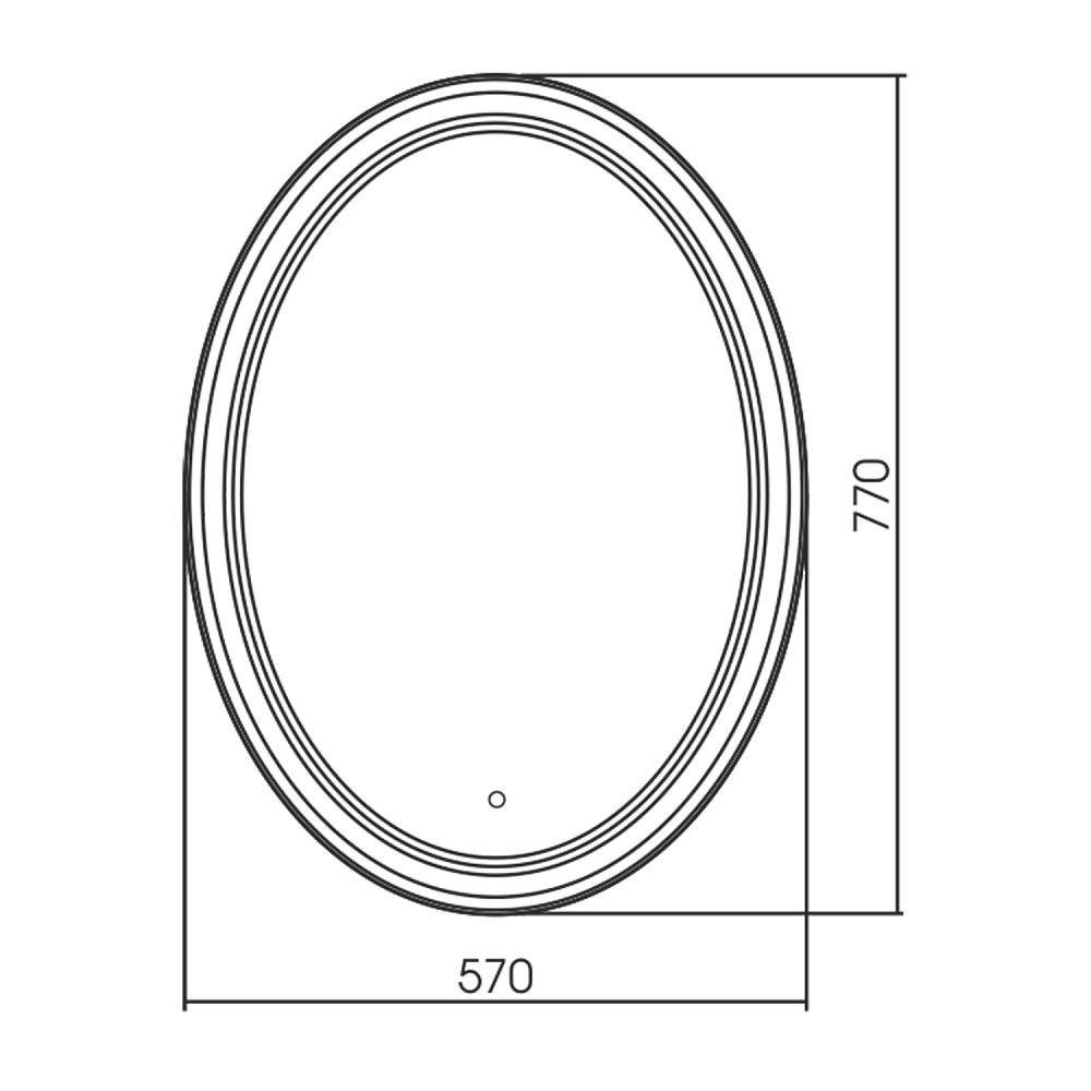 Зеркало Azario Vigo LED-00002737 Led-подсветка, сенсорное