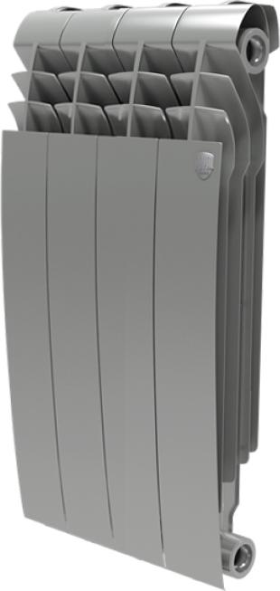 Радиатор биметаллический Royal Thermo BiLiner 500 4 секции silver satin