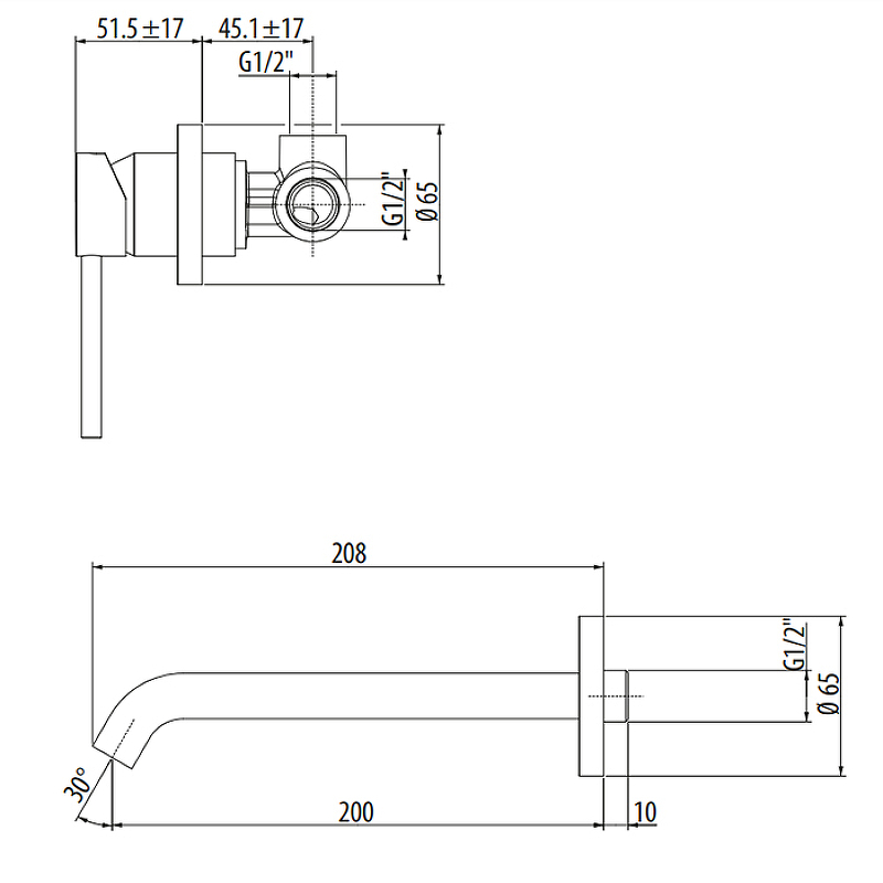 Смеситель для раковины Gattoni Circle Two 9137/91BO, белый матовый