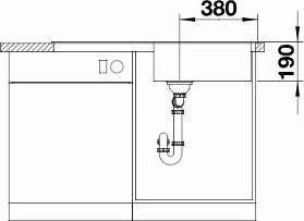 Кухонная мойка Blanco Sity XL 6 S 525059 белый-апельсин