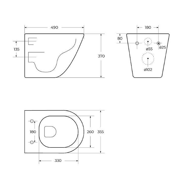 Подвесной унитаз BelBagno Sfera-R BB046CHR/BB870SC безободковый с сиденьем микролифт, белый