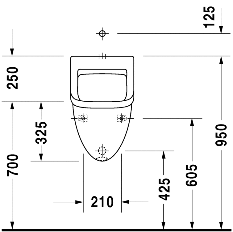 Писсуар Duravit Starck-3 0822350000