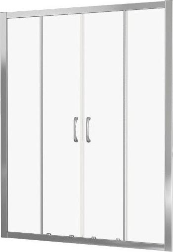 Душевая дверь в нишу 150 см Good Door Latte WTW-TD-150-C-WE ЛА00030 стекло прозрачное