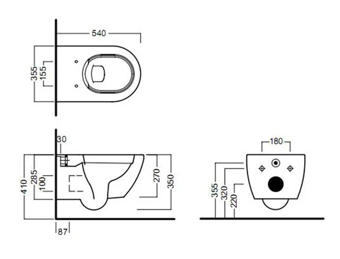 Подвесной унитаз Hatria Fusion Y1CC01, безободковый с крышкой-сиденьем Y1V101, Soft Close