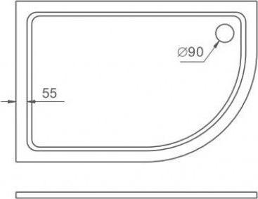 Душевой поддон Gappo G501.8.8010R