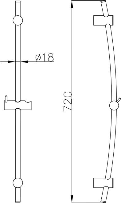 Душевая штанга Paulmark PM6006