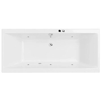 Акриловая ванна Excellent Pryzmat 200х90 WAEX.PRY20.SOFT.CR хром, белый