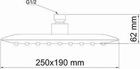 Встраиваемый комплект для душа WasserKRAFT Kammel A12831, хром