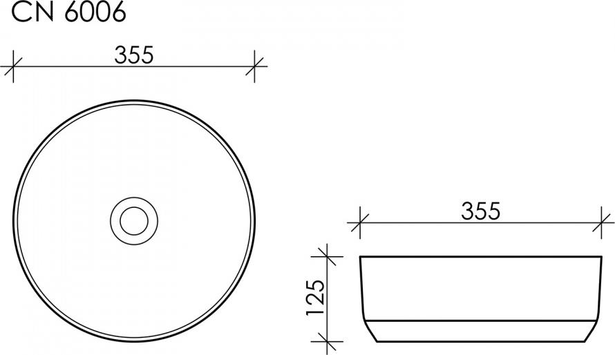 Рукомойник Ceramica Nova Element CN6006