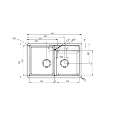 Кухонная мойка на 2 чаши Iddis Vane G V25W782i87, белый матовый