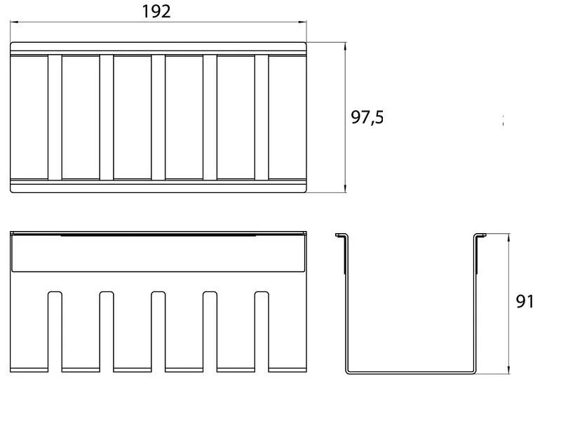 Полка Emco Liaison 1745 001 31 хром