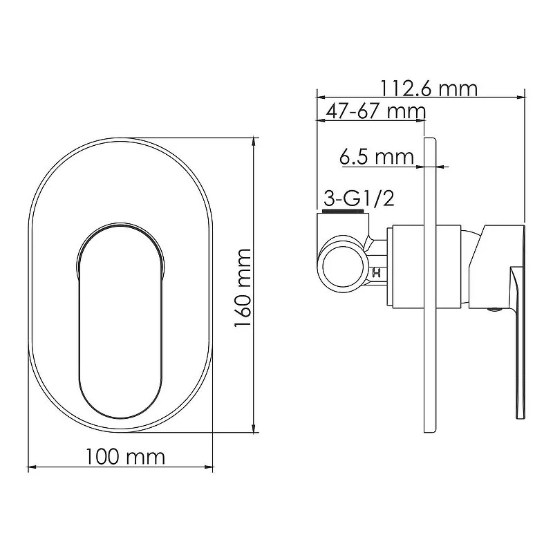 Смеситель для раковины WasserKRAFT Mindel 8500 A85593 белый