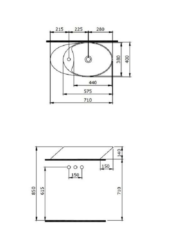 Раковина накладная Bocchi Vessel 1021-026-0126 желтый