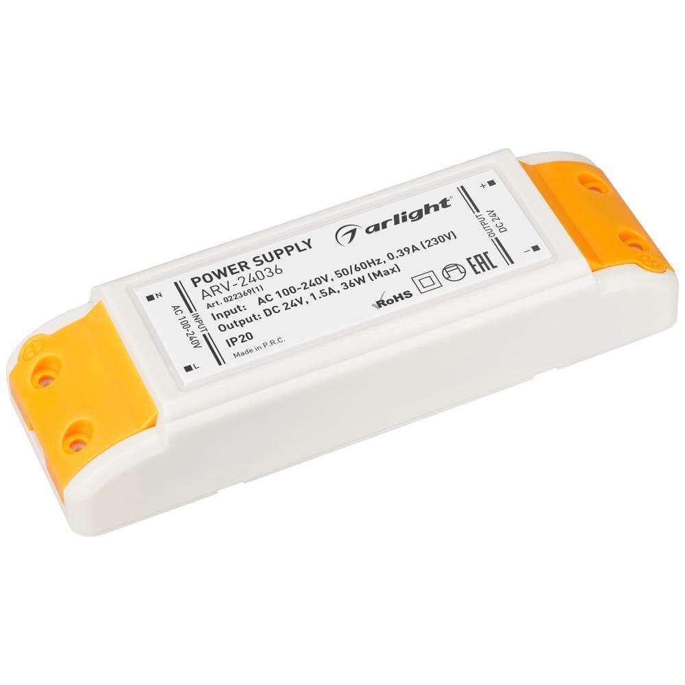 Блок питания Arlight ARV-24036 24V 36W IP20 1,5A 022369(1)