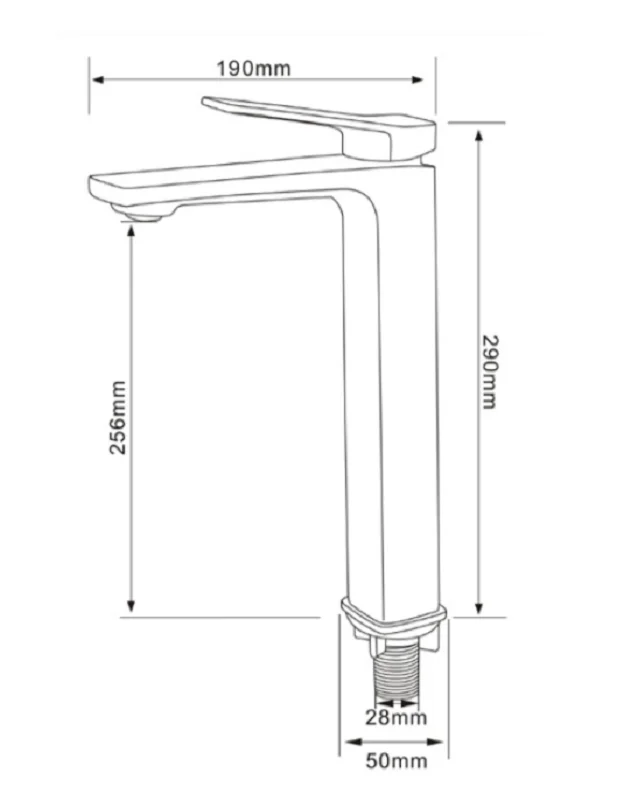 Смеситель для раковины Comforty 00-00006501 белый