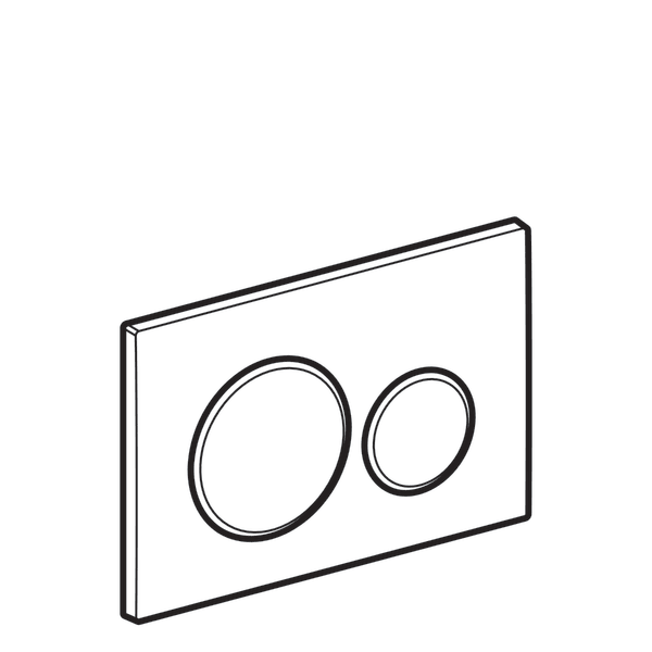 Кнопка смыва Geberit Sigma 20 115.882.16.1 чёрный матовый лак