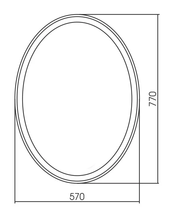 Зеркало Azario Италия ФР-00001055 белый