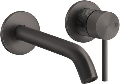 Смеситель для раковины Gessi 316 Trame 54386#707, brushed black metal PVD