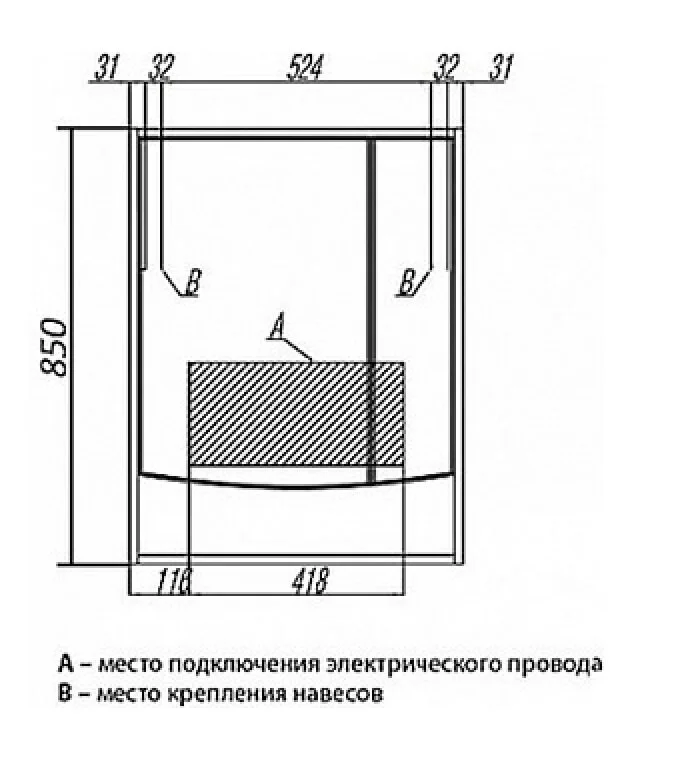 Зеркальный шкаф Aquaton Инфинити 1A197002IF010 белый