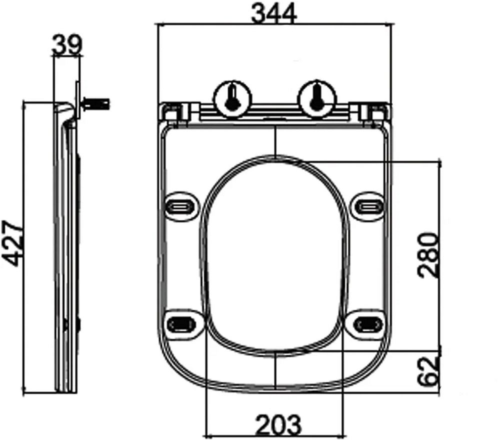 Крышка-сиденье BelBagno BB2322SC с микролифтом