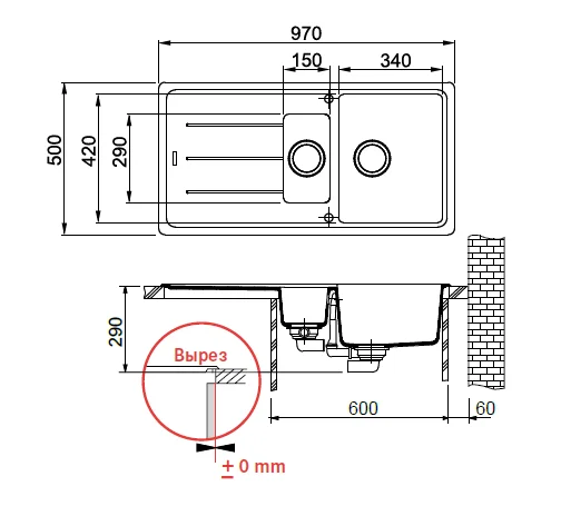 Кухонная мойка Franke Basis 114.0259.963 серый