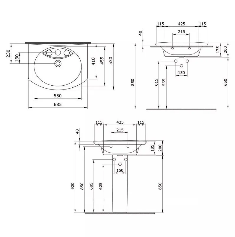 Раковина Bocchi Verona 1045-004-0126 черный