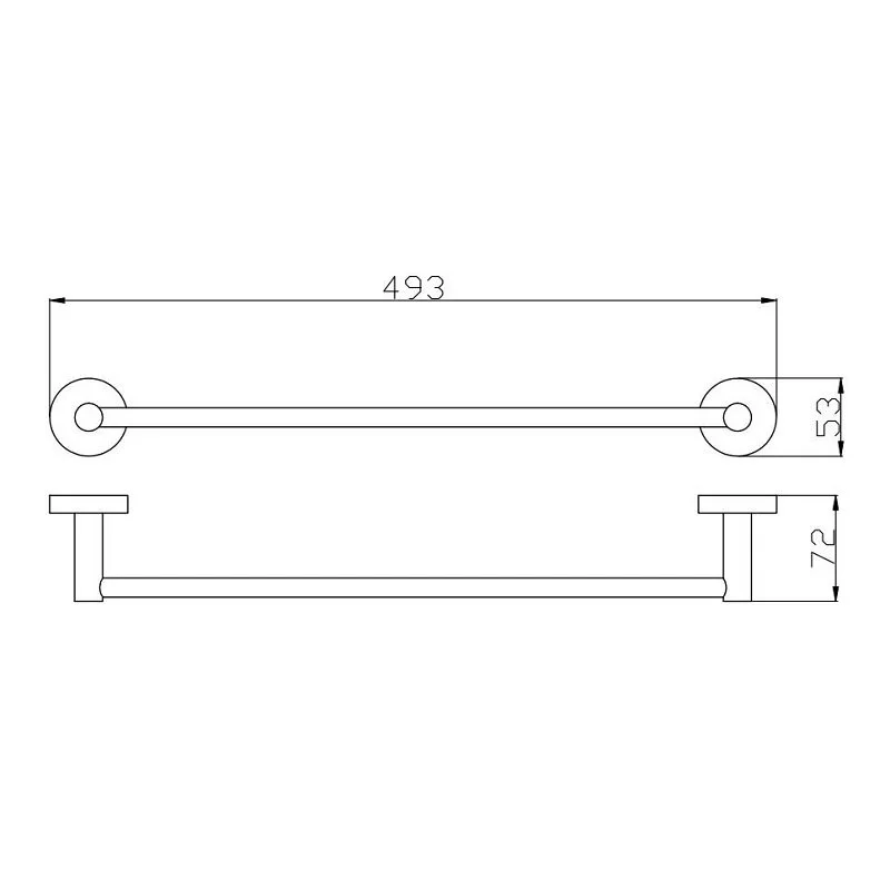 Полотенцедержатель Rav-Slezak Colorado COA0701/45 хром