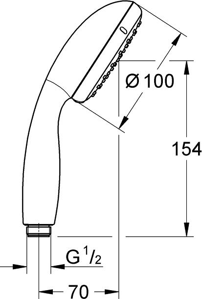 Душевая лейка Grohe Tempesta New 27597001