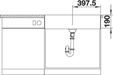 Кухонная мойка Blanco Cronos XL 8-IF 523381