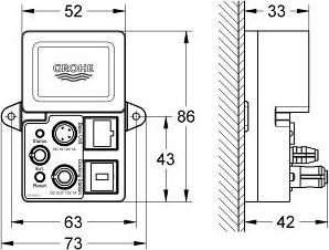 Модуль Grohe Bluetooth F-digital Deluxe 36371000