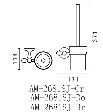 Ёршик Art&Max Antic Crystal AM-E-E-2681SJ-Do золото