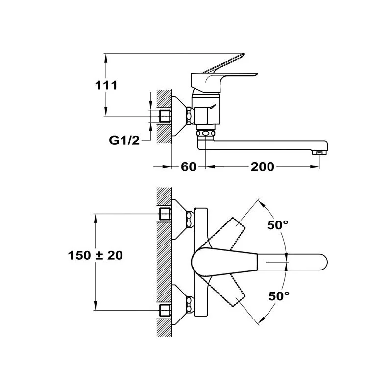 Смеситель для раковины Mofem 152-1551-06 хром